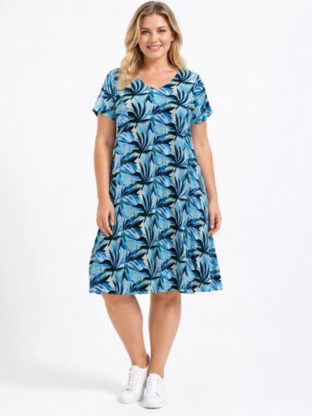 Picture of SUMMER DRESS IN SLIIMING A LINE
